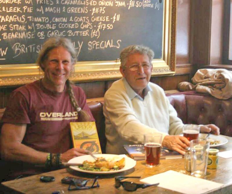 Pub lunch with Ted Simon