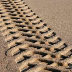 tyre-tracks